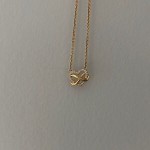 Pandora 14k Gold Plating Infinity Necklace